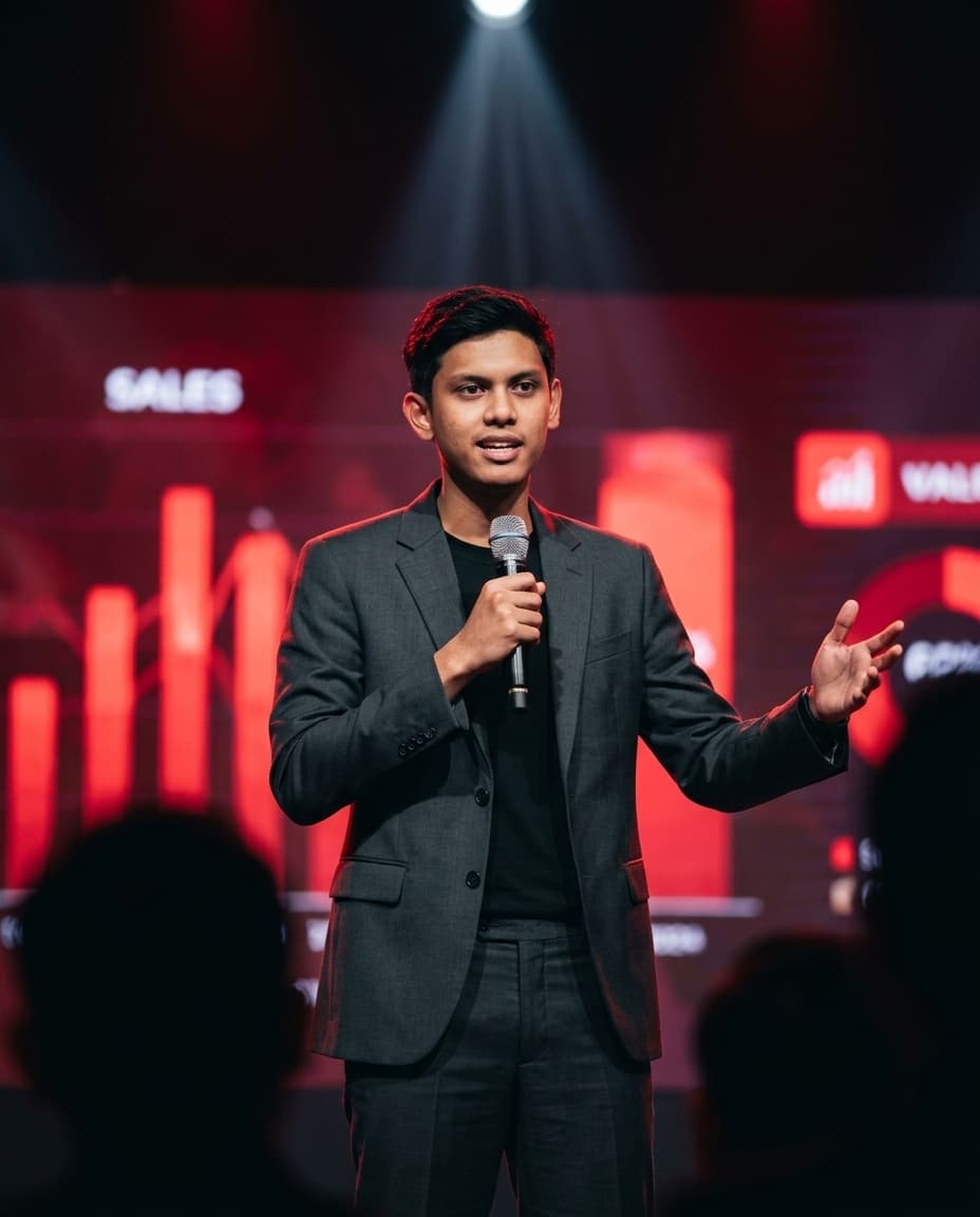 Ibnu Wardani membawakan masterclass di panggung (foto ilustrasi)